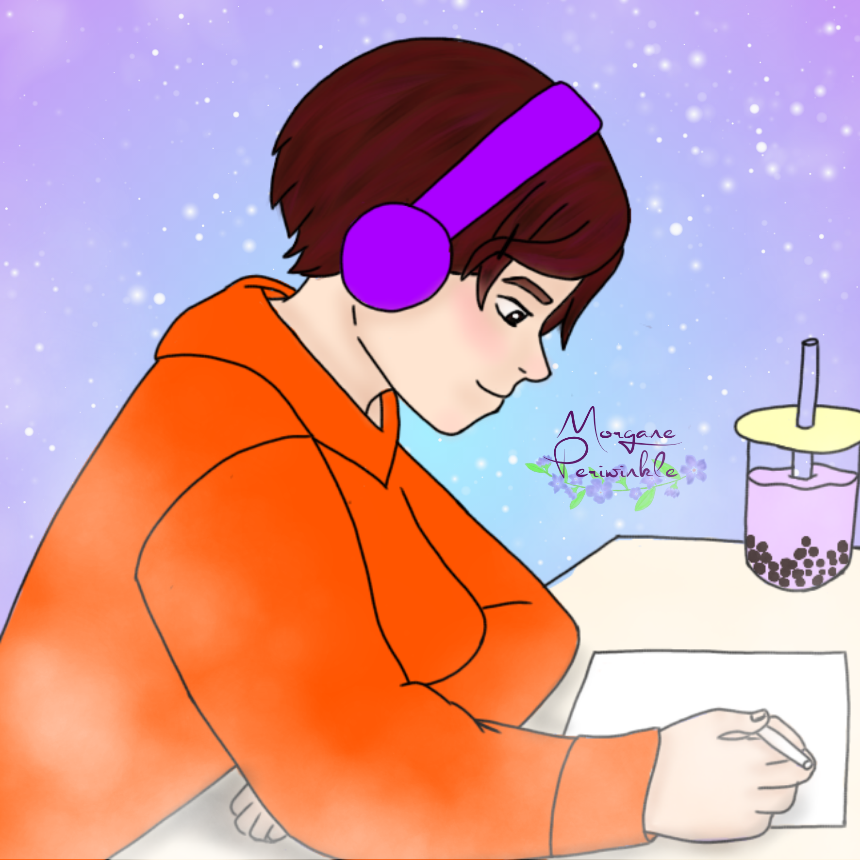 Illustration me représentant.